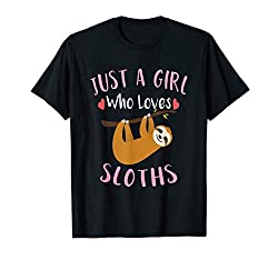 Cute and Funny Sloth Shirt for Girls