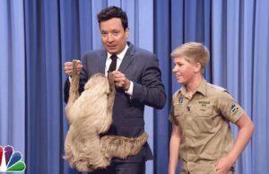 Cuddle a Sloth At The Tonight Show