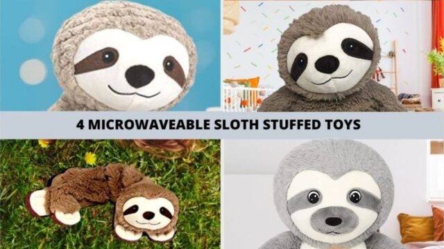 Microwavable Sloth Stuffed Animals Lavender Scented