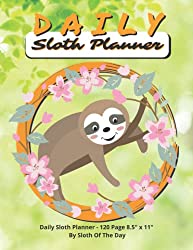 Daily Sloth Planner Book