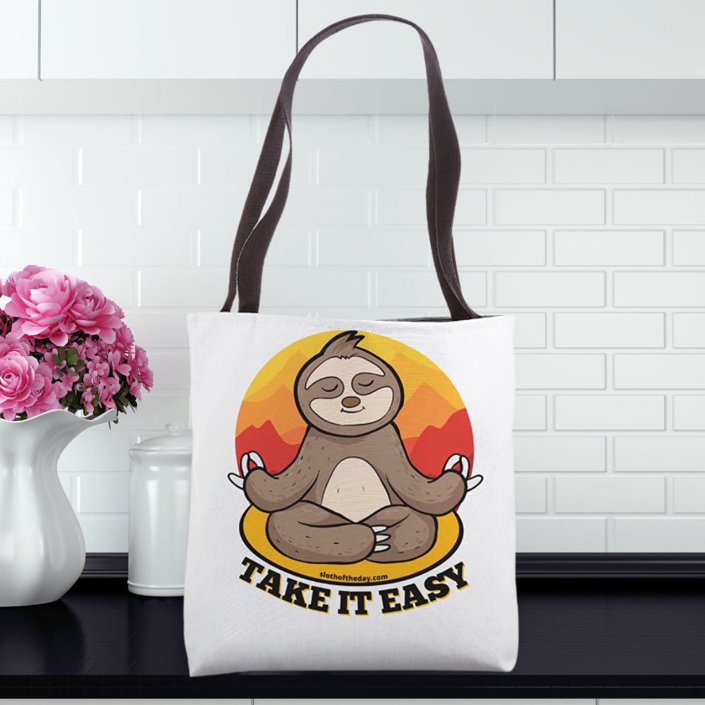 Take It Easy Sloth Bag Sloth of The Day 1