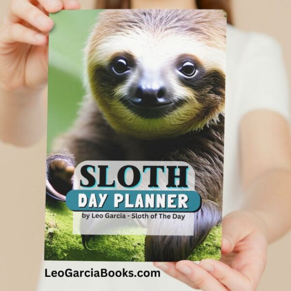 Baby Sloth Day Planner Book For Sloth Lovers by Sloth of The Day