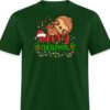 Green Smiling Sloth Merry Christmas Shirt